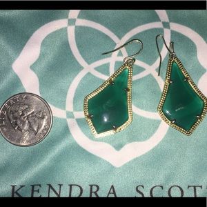 Kendra Scott Green Earrings